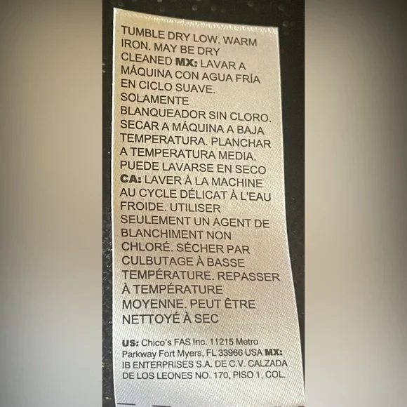 Chicos black and silver open cardigan/jacket - Picture 5 of 5